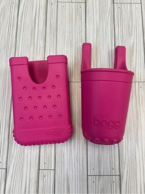 BOGG BAG Hot Pink Phone Holder & Cup Carrier, used once